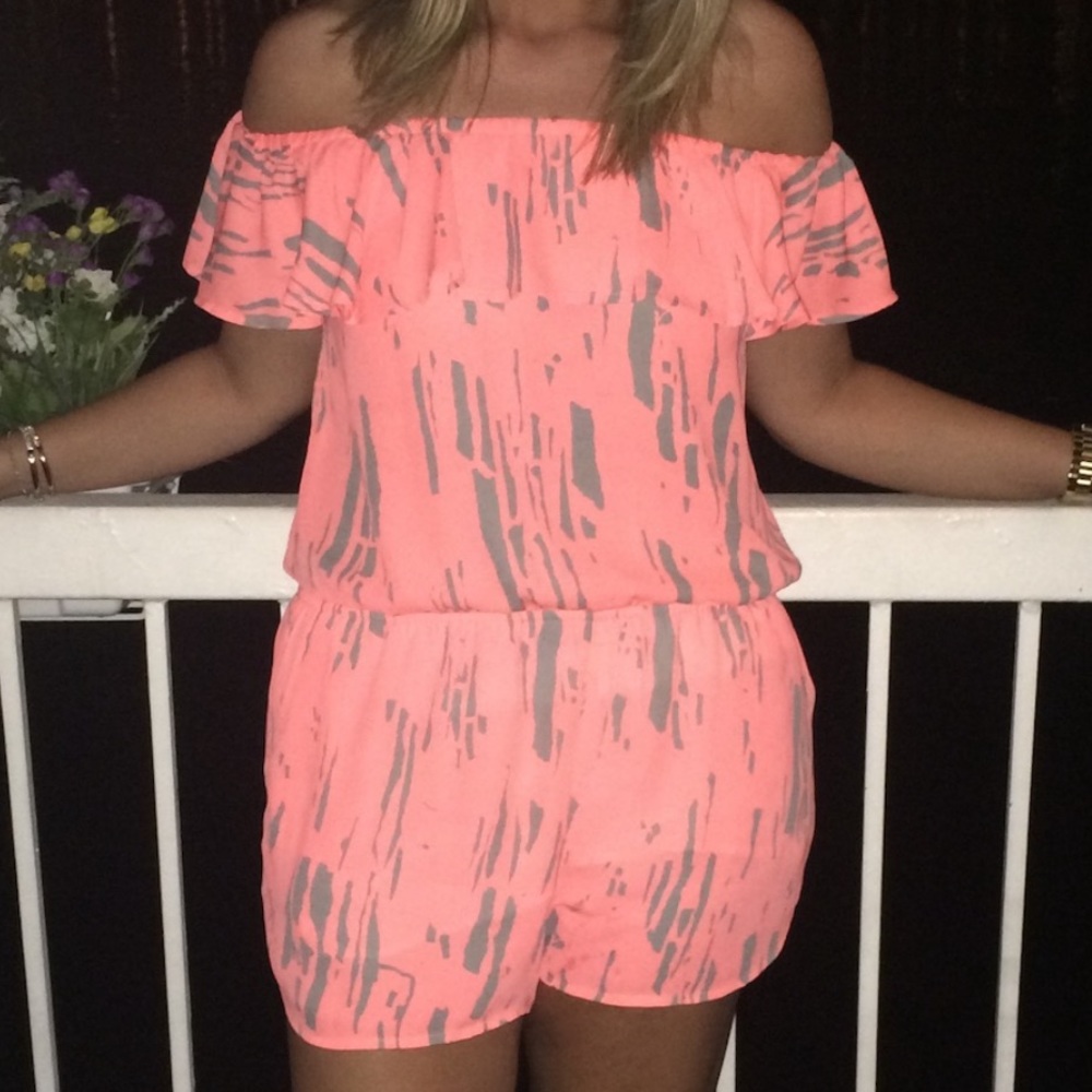 Orange romper